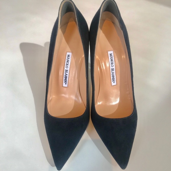 Manolo Blahnik Shoes - Manolo Blahnik BB Suede Heels - NWOT